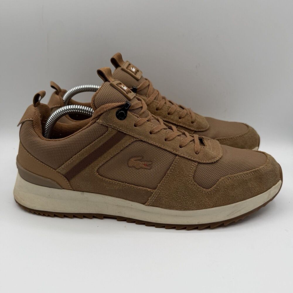Lacoste Joggeur 2.0 Brown Shoes Men’s 10.5 Casual Sneakers Low Top Classic Y2K